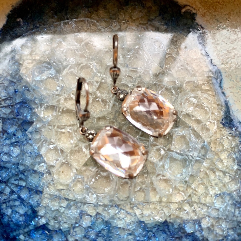 Catherine Popesco sparkly crystal earrings
